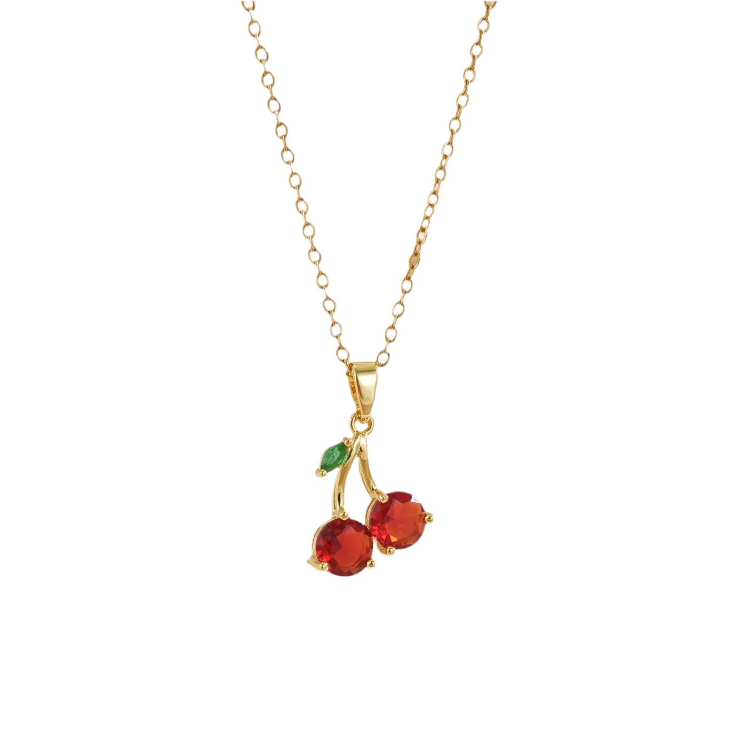 CHERRY NECKLACE (18k)