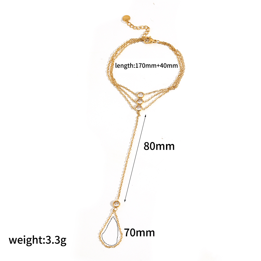 DAHLIA CHAIN BRACELET (18k)