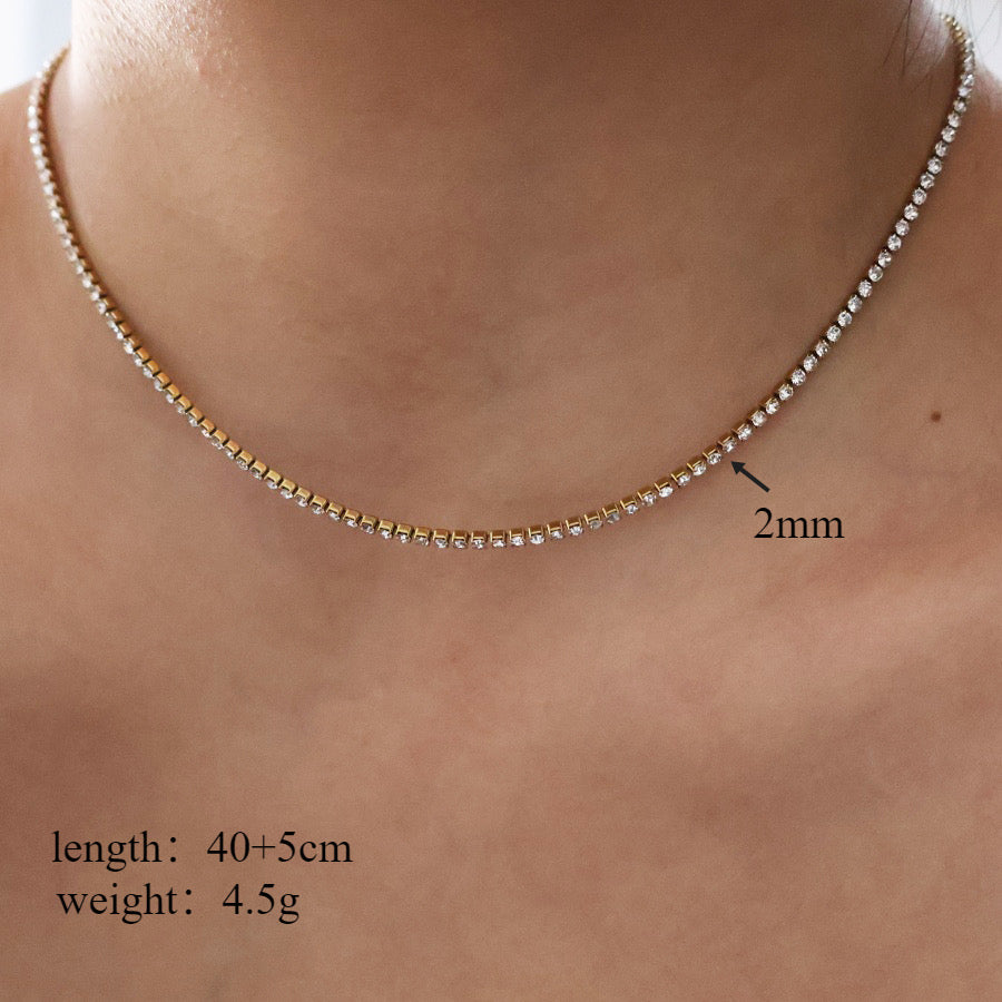 TENNIS NECKLACE (18k)