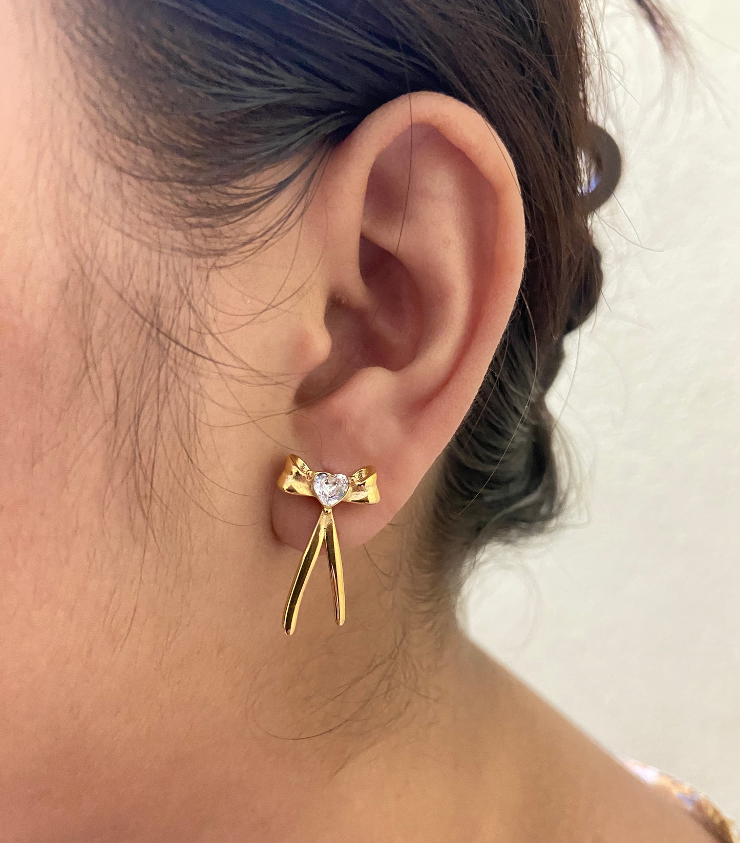 VINTAGE BOW EARRINGS (18k)
