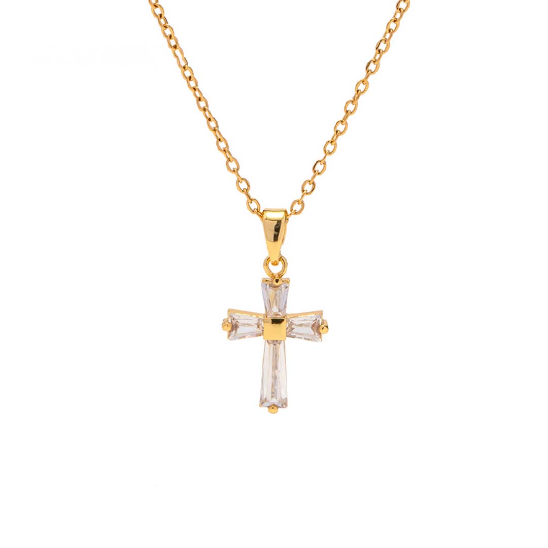 CROSS NECKLACE 2.0 (18k)