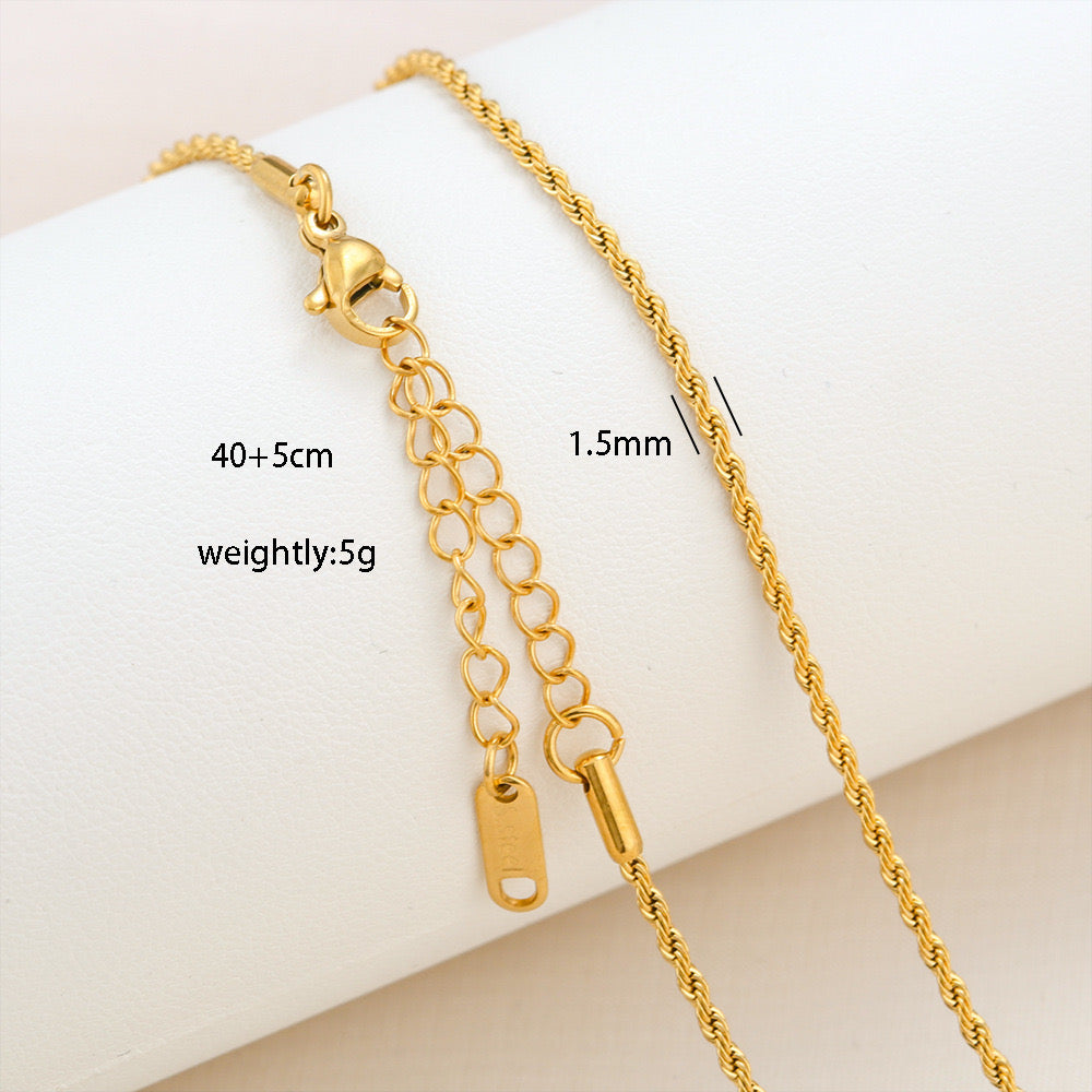 ROPE NECKLACE (18k)