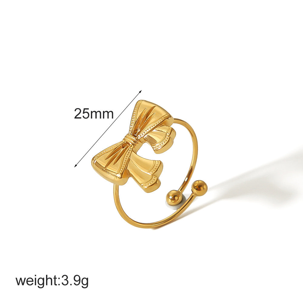 BOW TIE RING (18k)