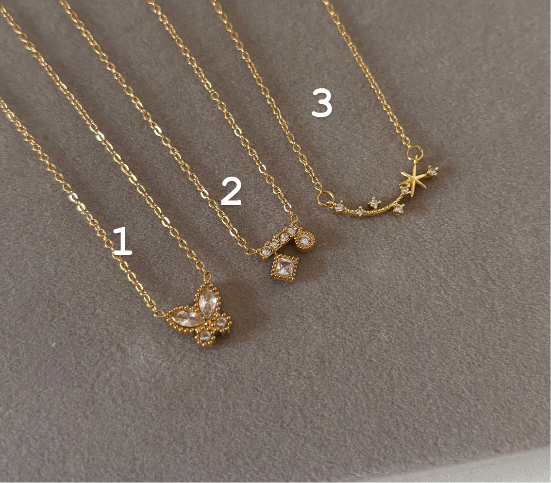MINIMAL NECKLACES (18k)