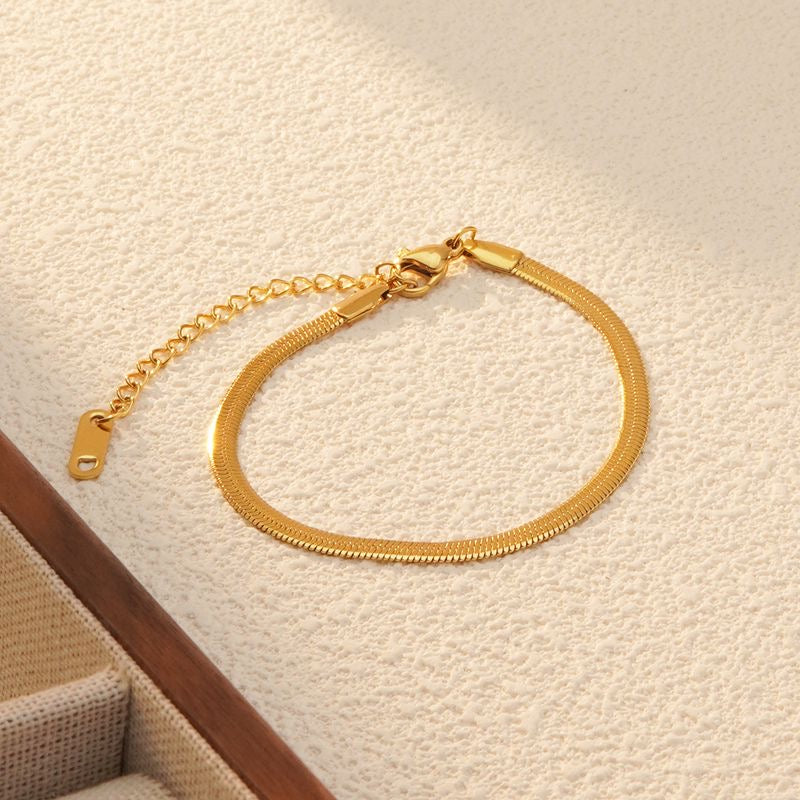 HERRINGBONE BRACELET (18k)