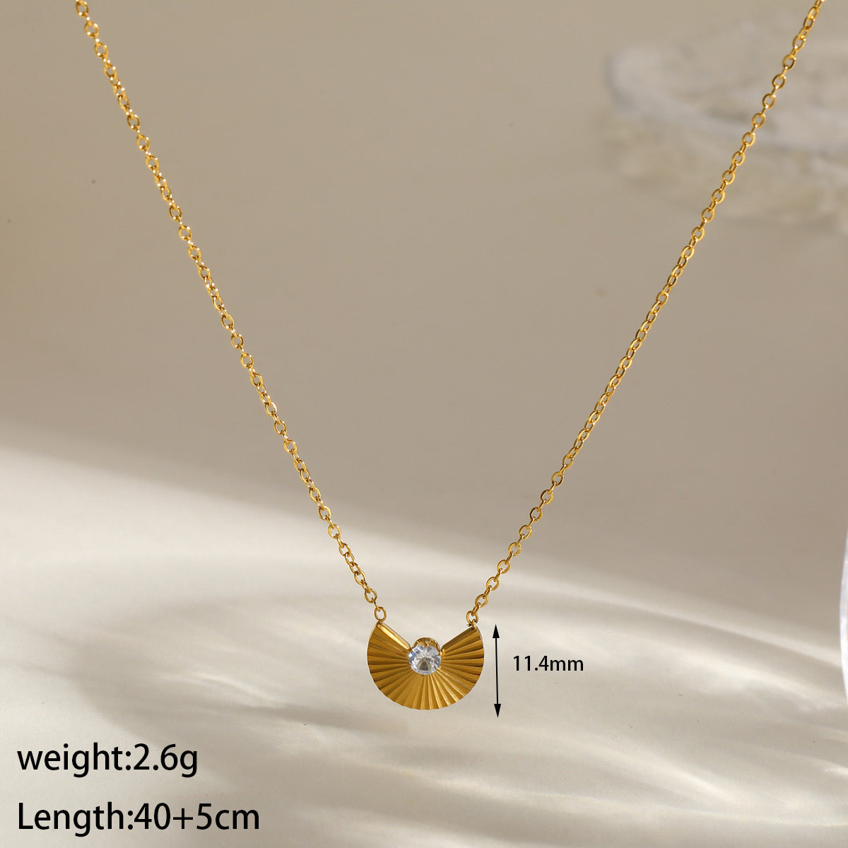 FANROLL NECKLACE (18k)