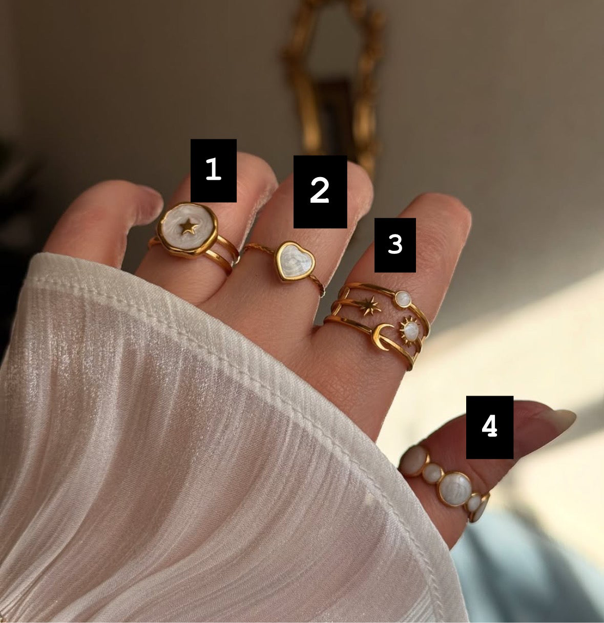 RETRO RINGS (18k)