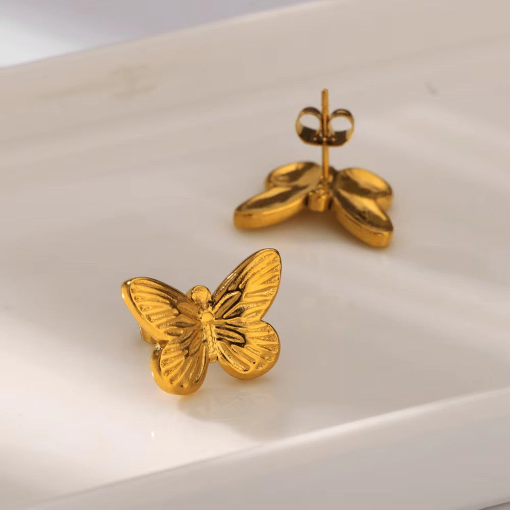 BUTTERFLY EARRINGS (18k)