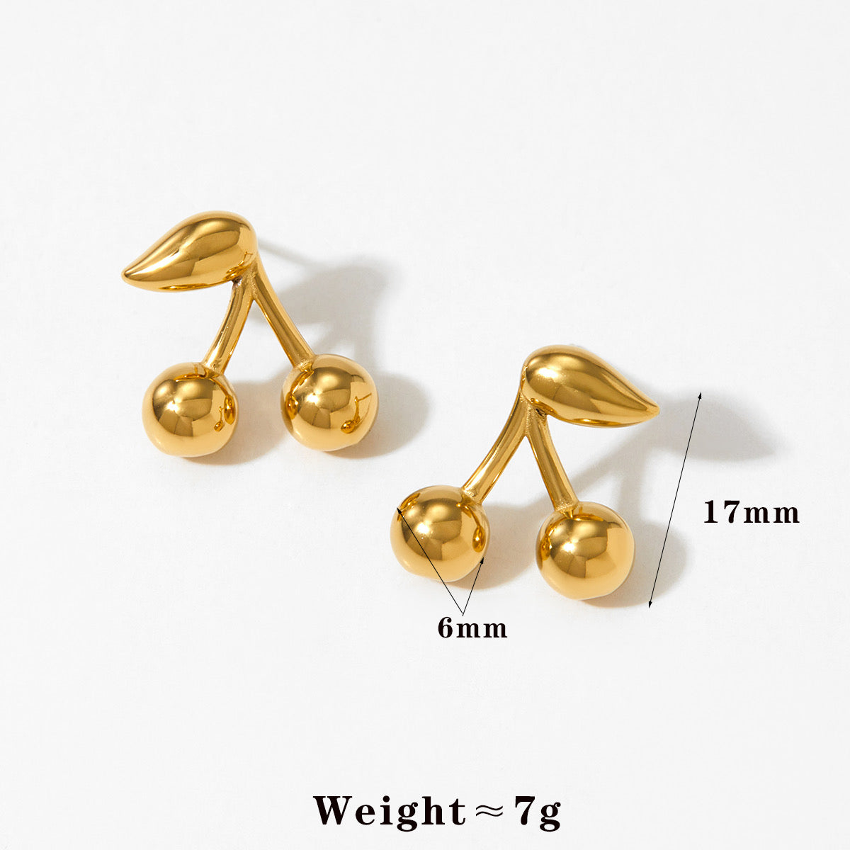 CHERRY STUDS (18k)