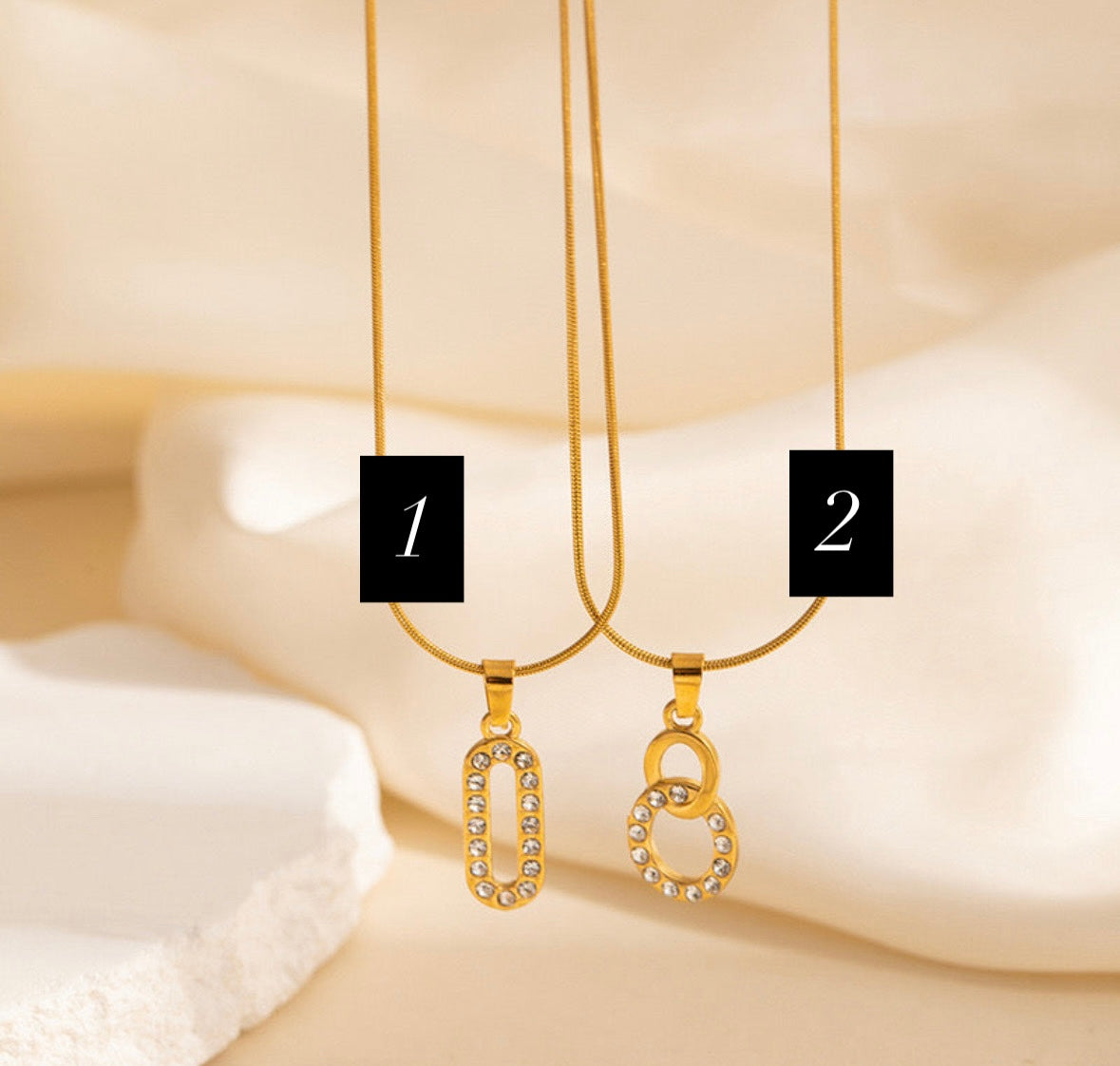 DAINTY NECKLACES (18k)