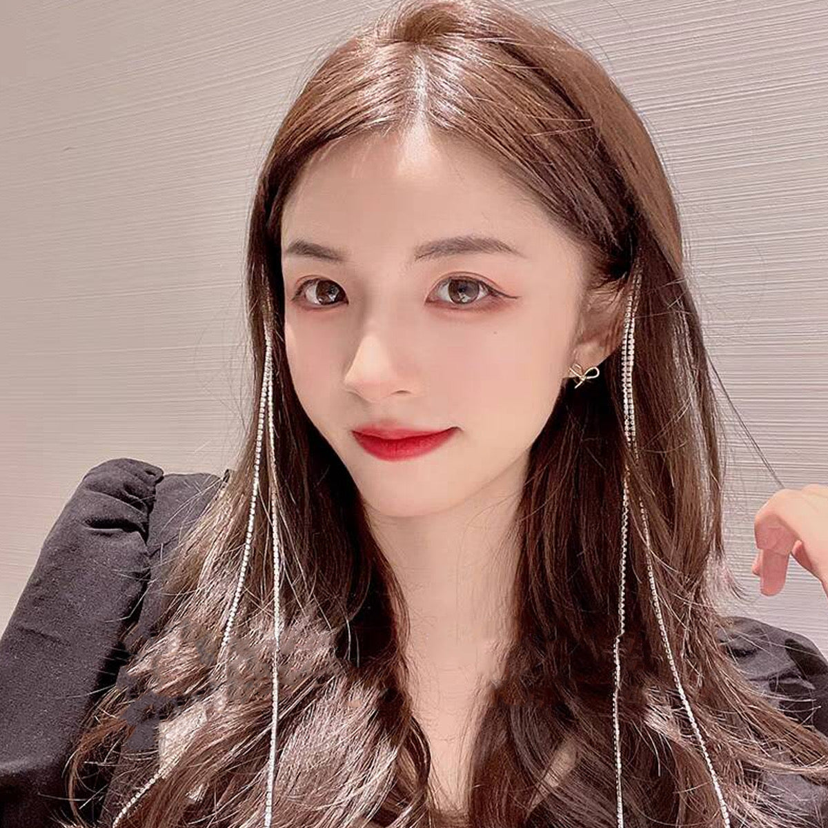 CHAIN TASSEL HAIRCLIP