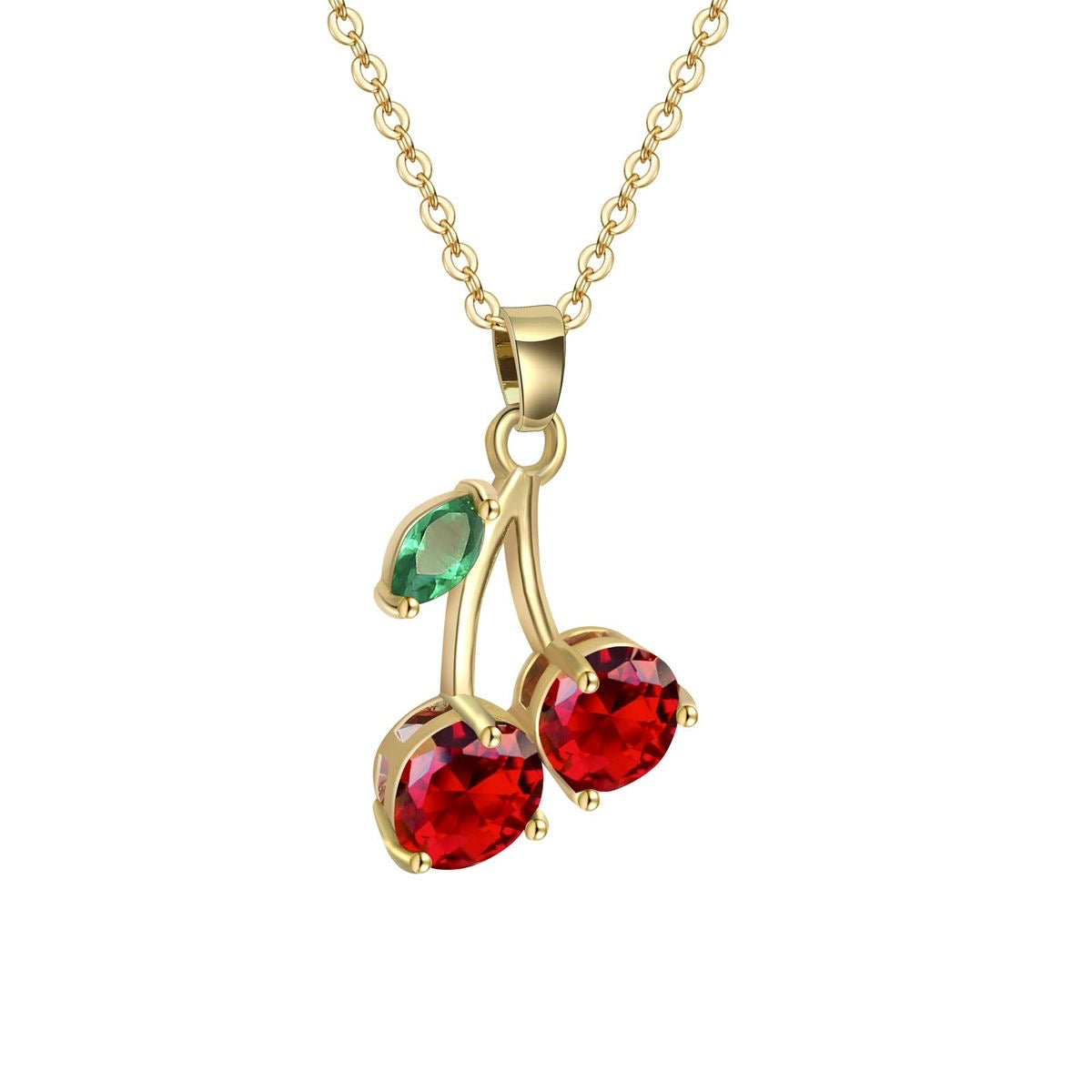CHERRY NECKLACE (18k)
