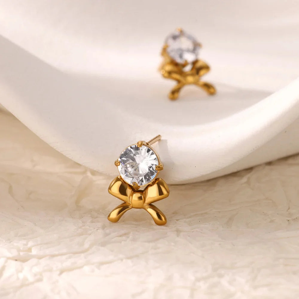 BOWTIE EARRINGS (18k)