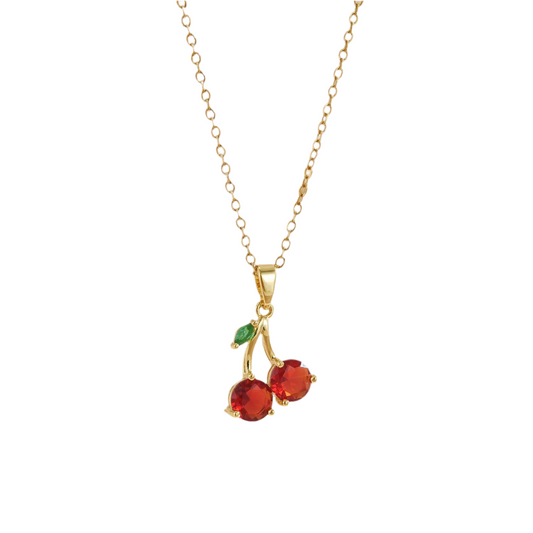 CHERRY NECKLACE (18k)