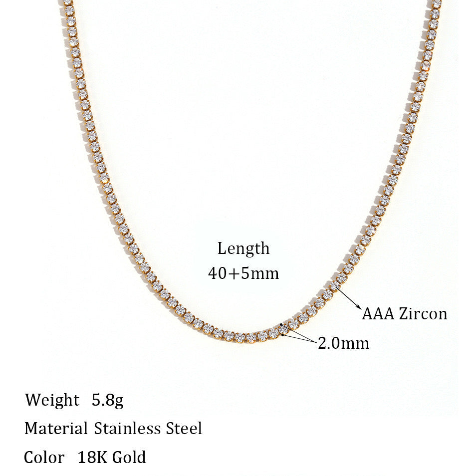 TENNIS NECKLACE (18k)