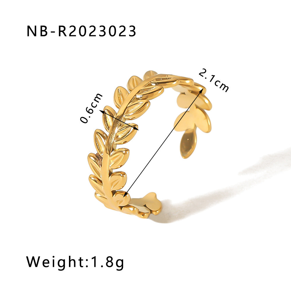 LEAFY RING (18k)