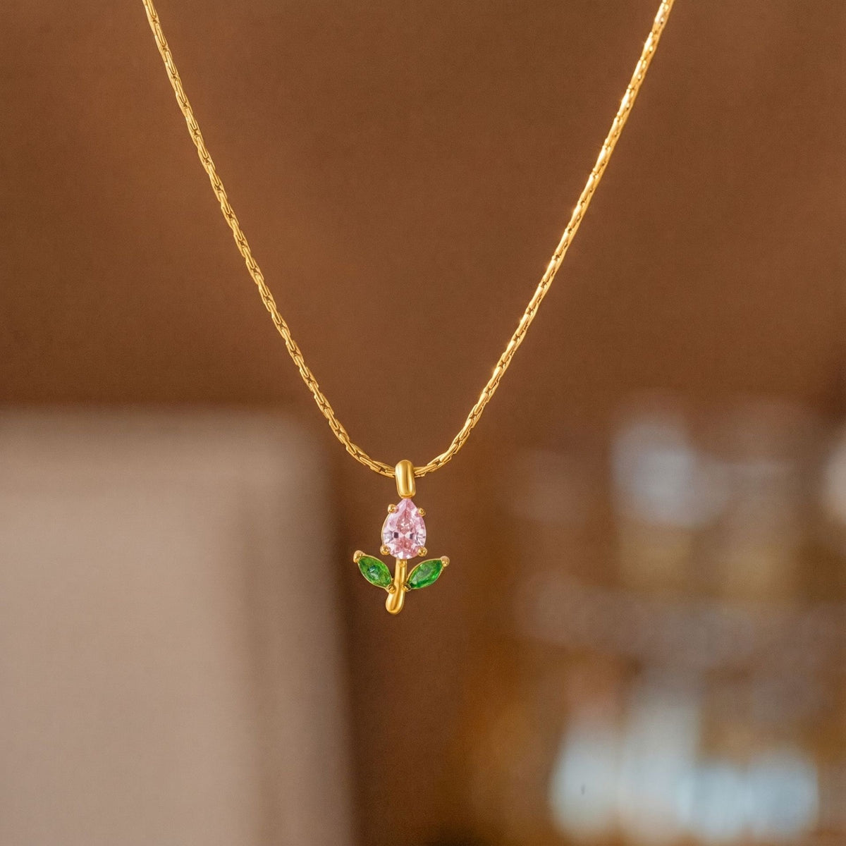 TULIP NECKLACE (18k)