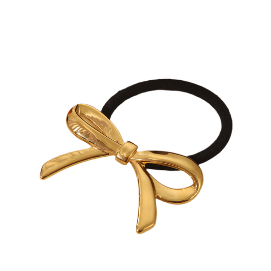 BOW HAIR-TIE (18k)