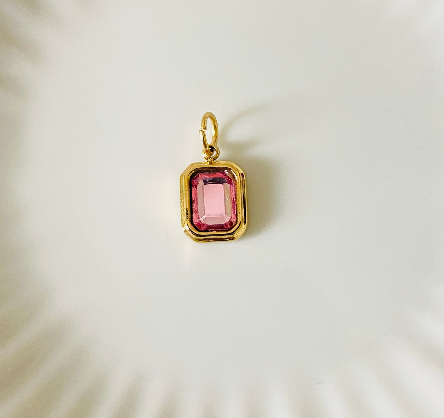 PINK STONE CHARM