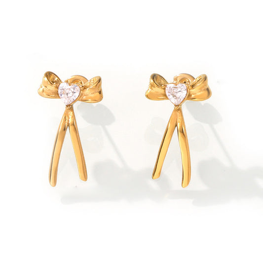 VINTAGE BOW EARRINGS (18k)