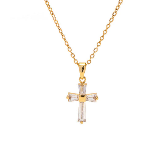 CROSS NECKLACE 2.0 (18k)
