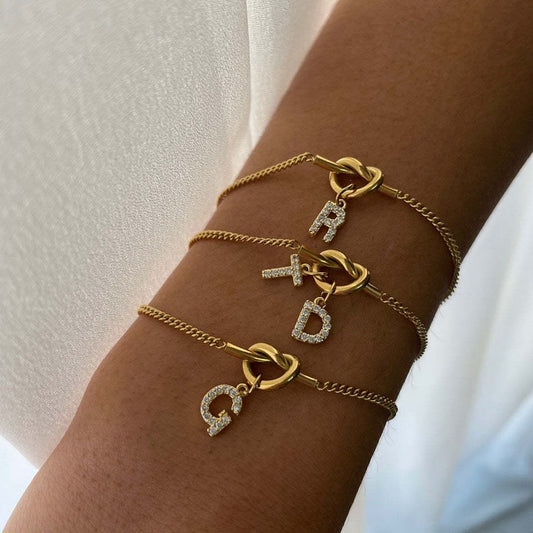 LETTER BRACELETS (18k)