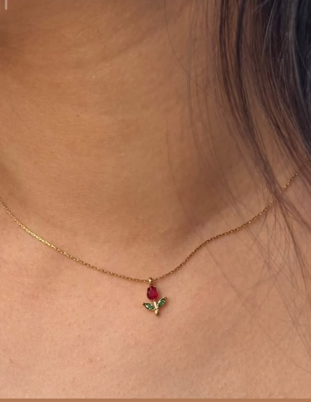TULIP NECKLACE (18k)