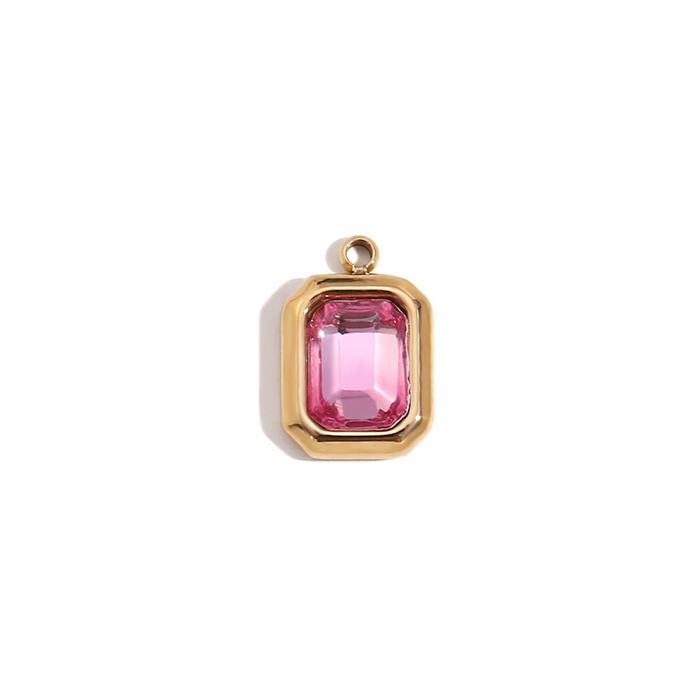 PINK STONE CHARM