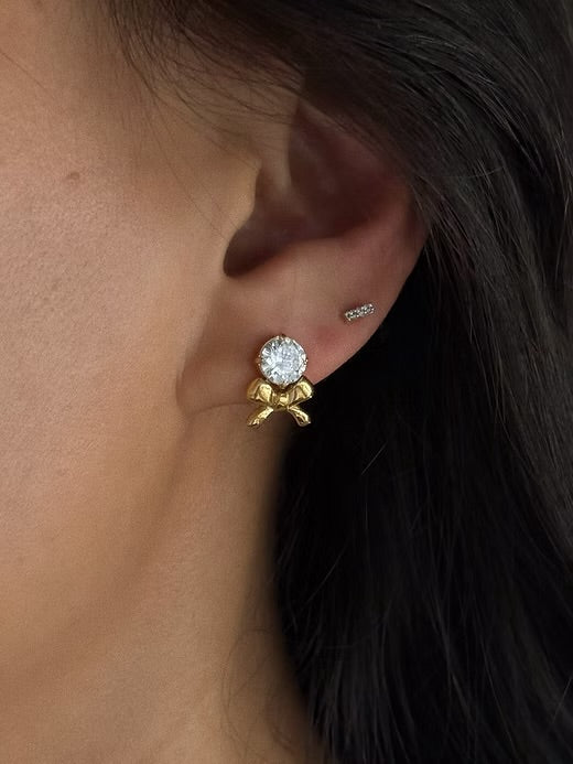 BOWTIE EARRINGS (18k)