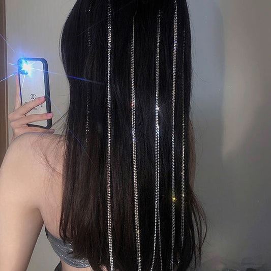 CHAIN TASSEL HAIRCLIP