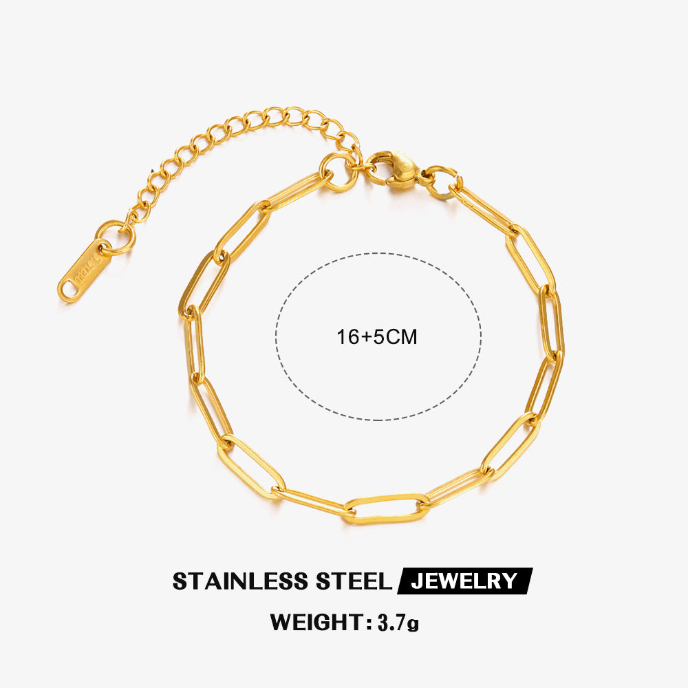 PAPERCLIP BRACELET (18k)
