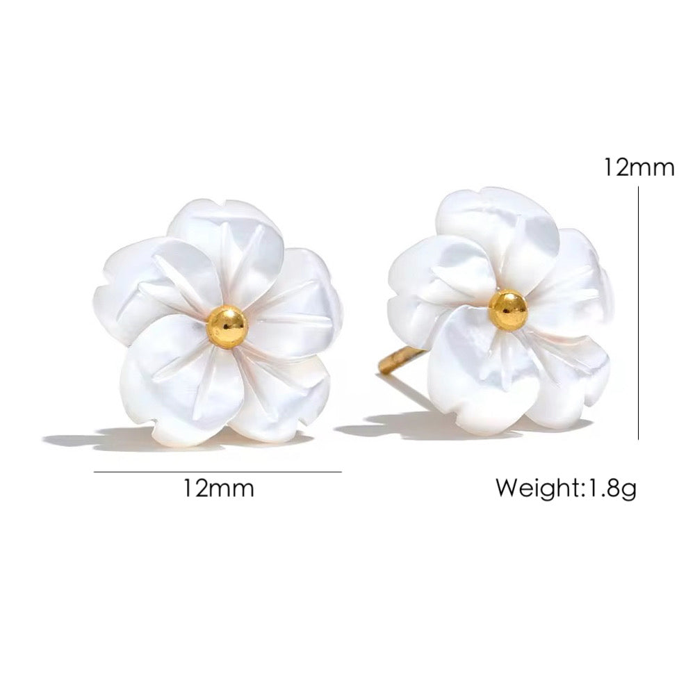 FLOWER STUDS (18k)