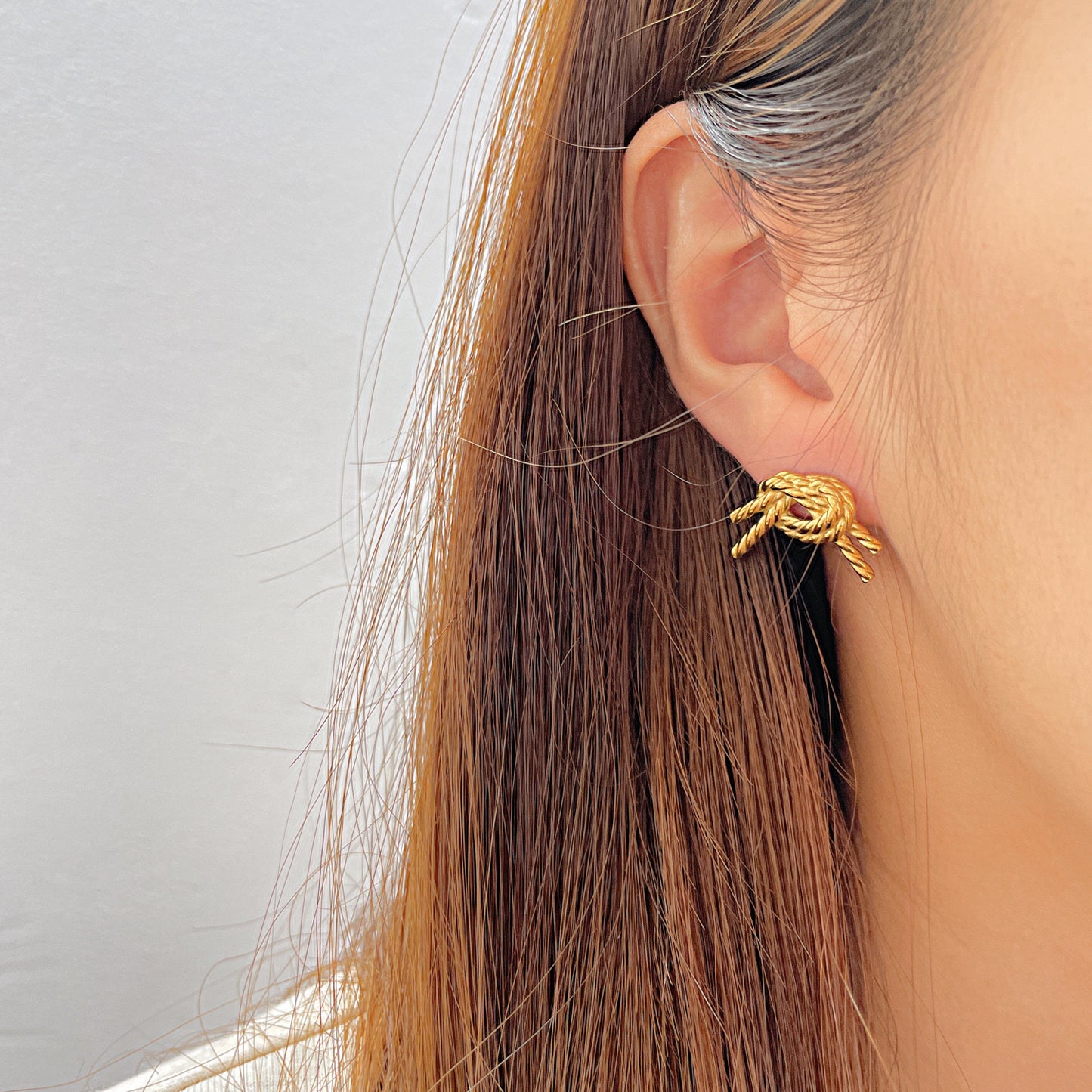KNOT EARRINGS (SS)