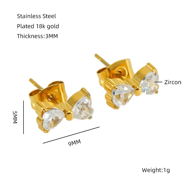 BOW STUDS (18k)