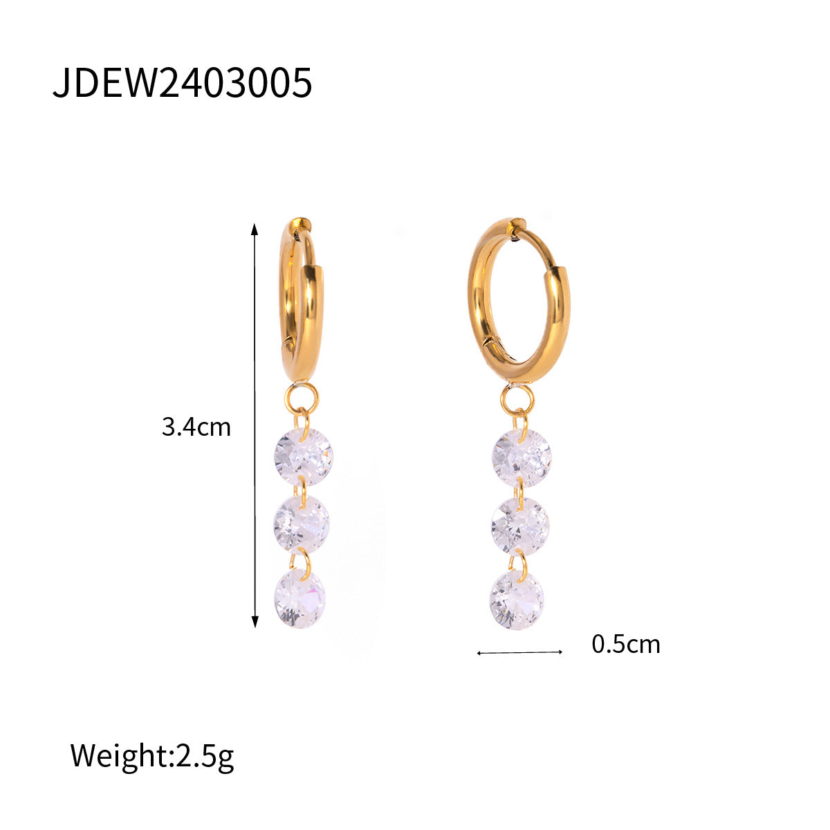 TAVI EARRINGS (18k)