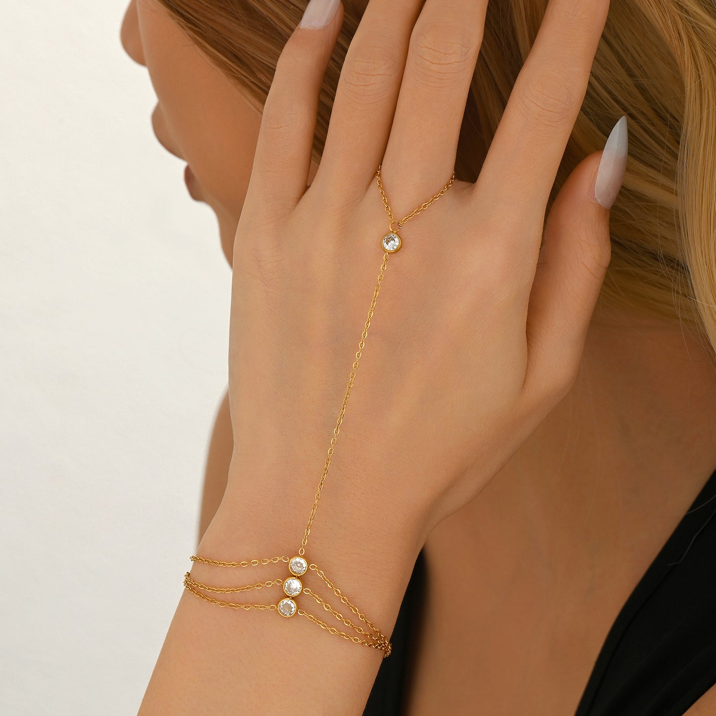 DAHLIA CHAIN BRACELET (18k)