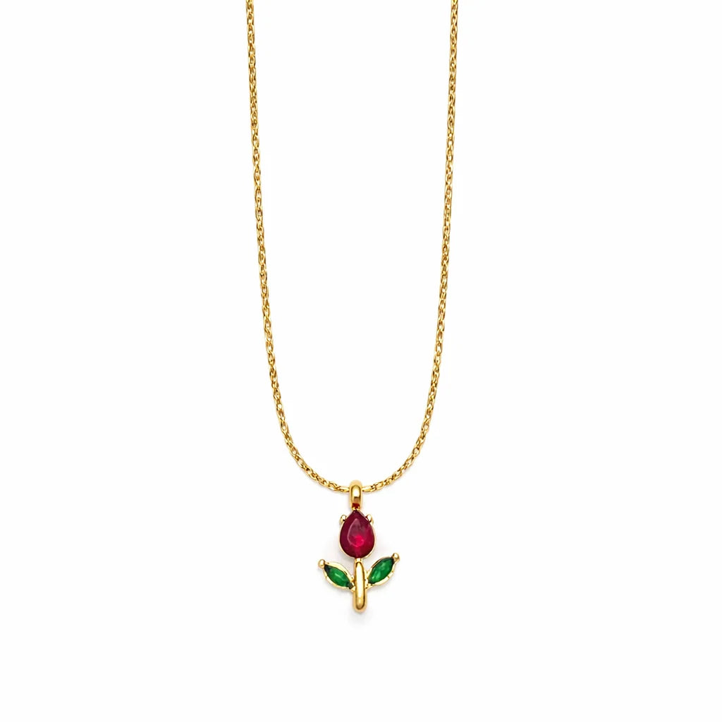 TULIP NECKLACE (18k)