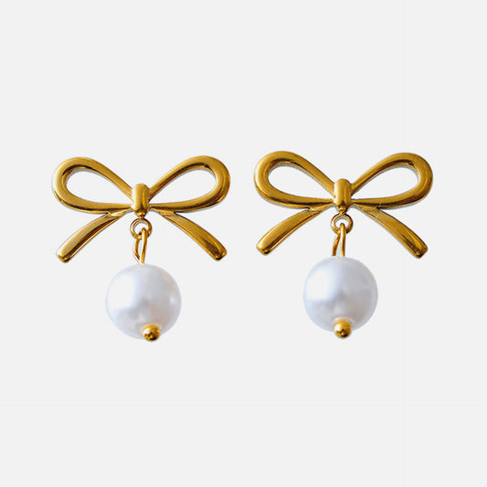 BOW-TIE EARRINGS (18k)