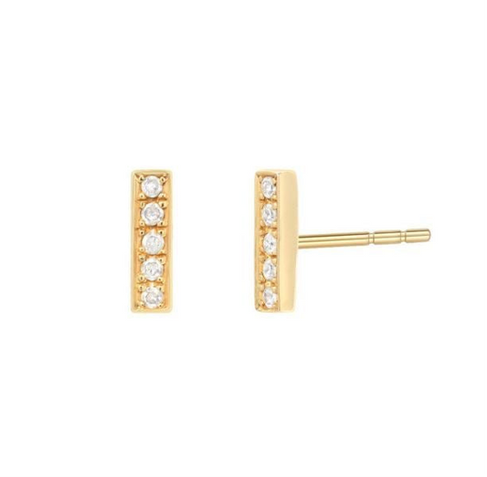 ZOE STUD EARRINGS (18k)