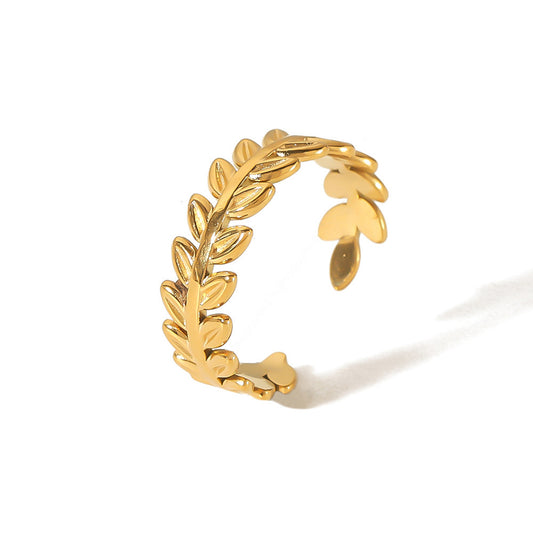 LEAFY RING (18k)