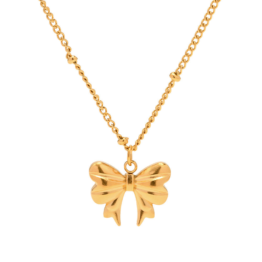 BOW PENDANT (18k)