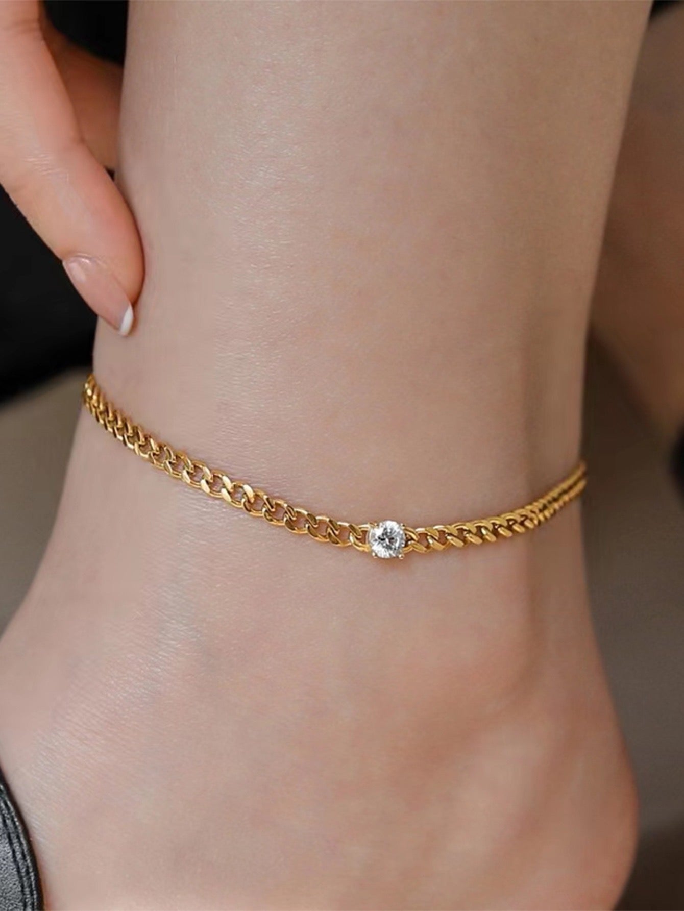 LILY ANKLET(1 piece) (18k)