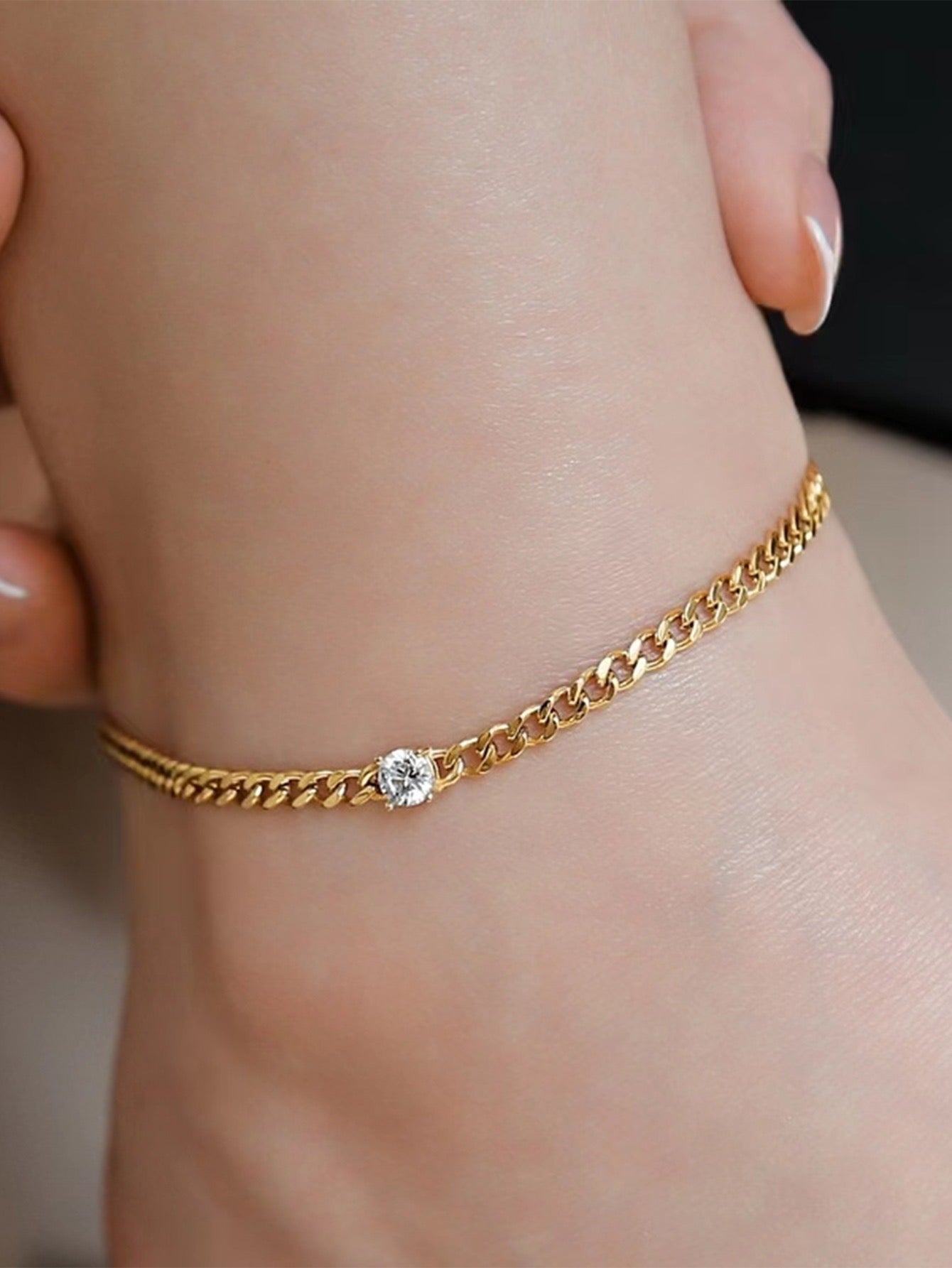 LILY ANKLET(1 piece) (18k)