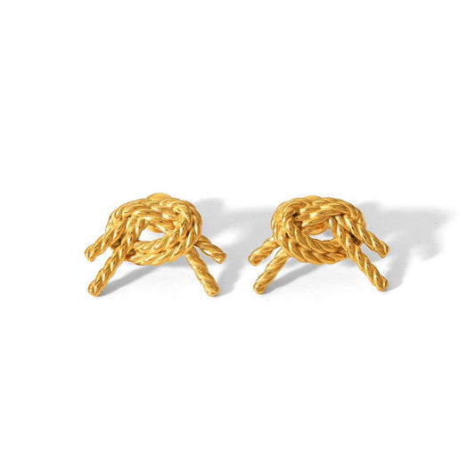 KNOT EARRINGS (SS)