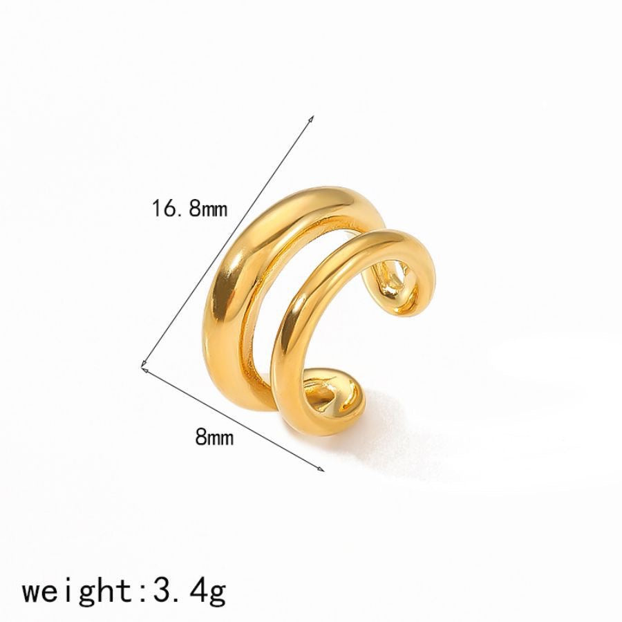 DOUBLE EAR CUFF (18k)