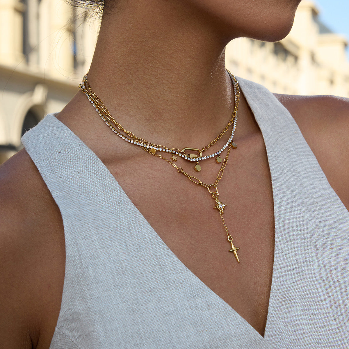 RETRO NECKLACE (18k)