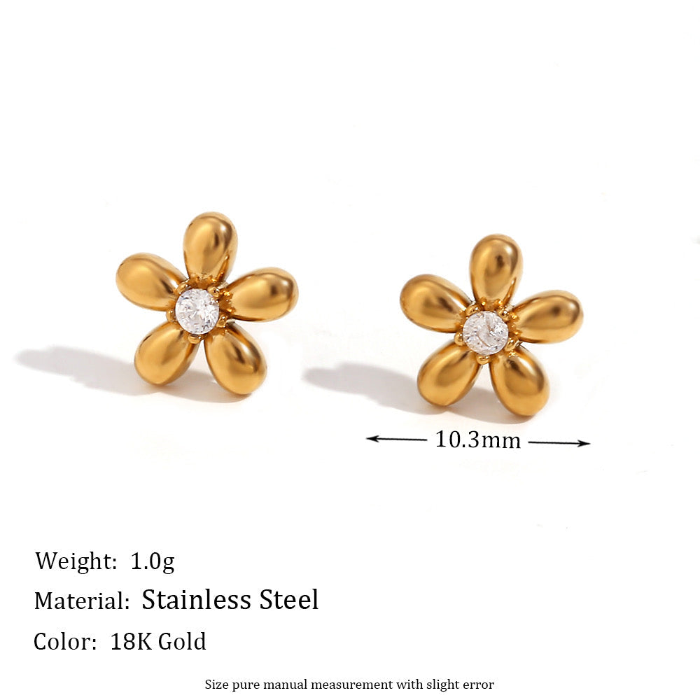 FLOWER STUDS (18k)